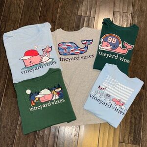 Vineyard Vines Colorful Graphic T-Shirt Collection of 5 short sleeve size XL